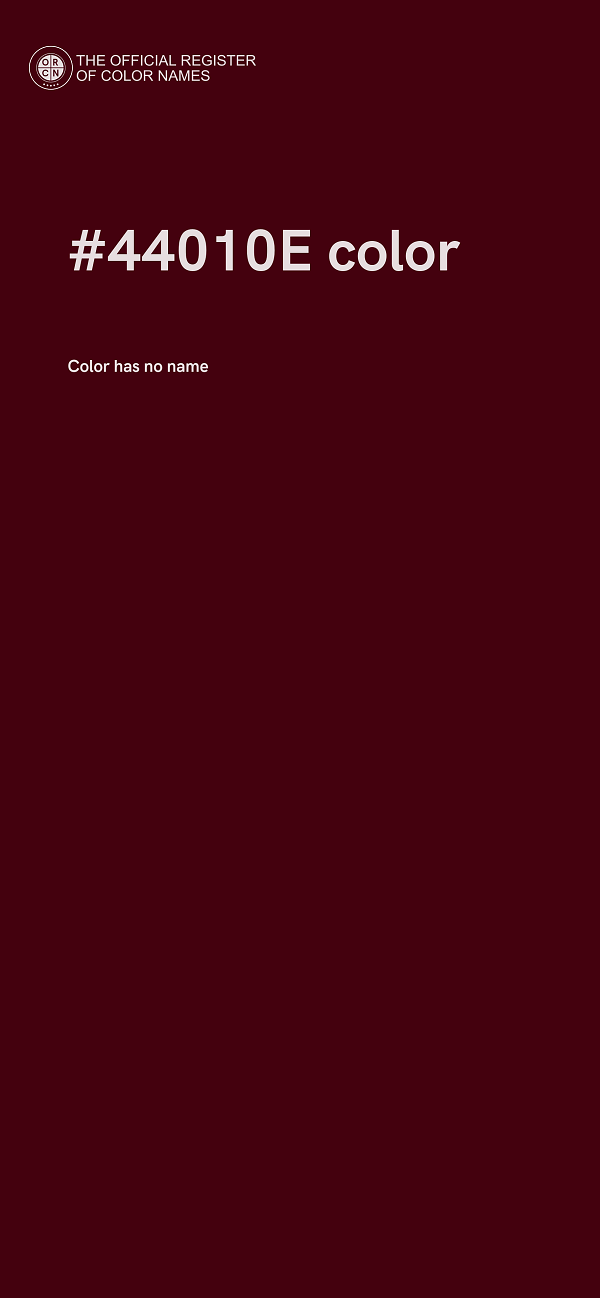 #44010E color image