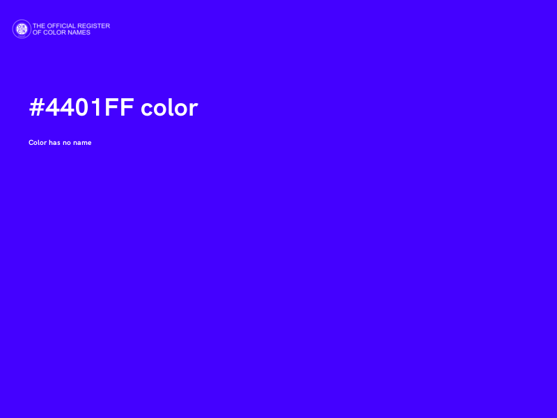 #4401FF color image