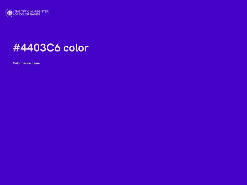 #4403C6 color image