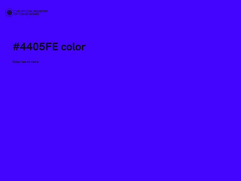 #4405FE color image