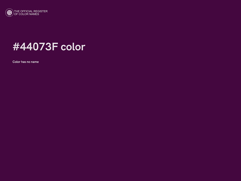 #44073F color image