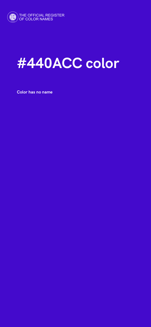#440ACC color image