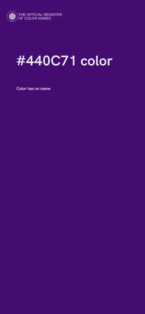#440C71 color image