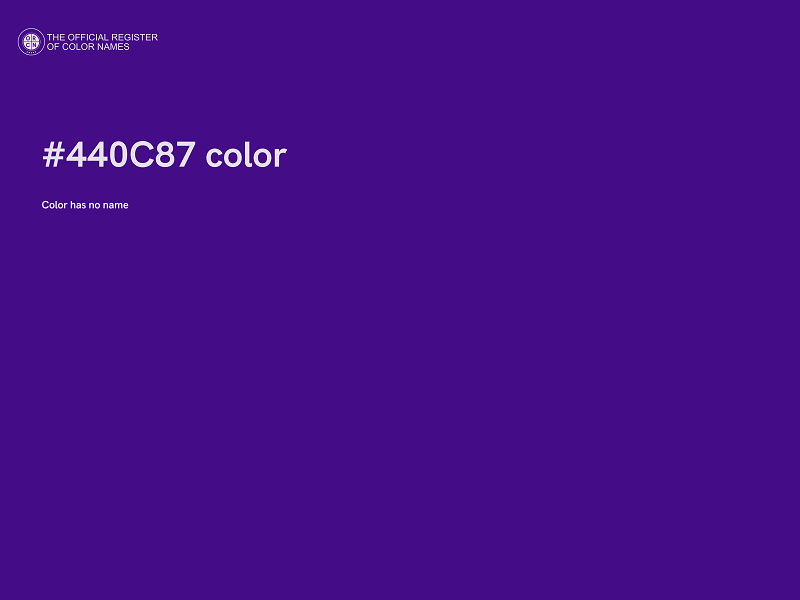 #440C87 color image