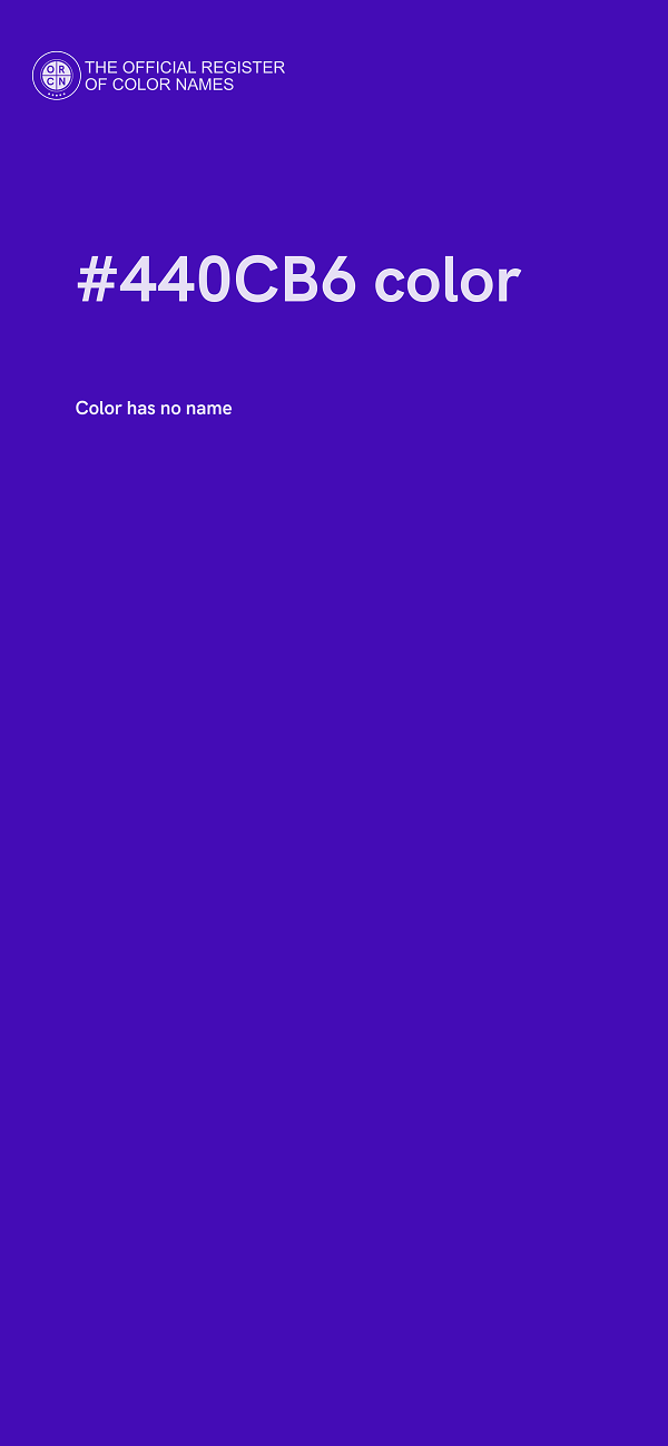 #440CB6 color image