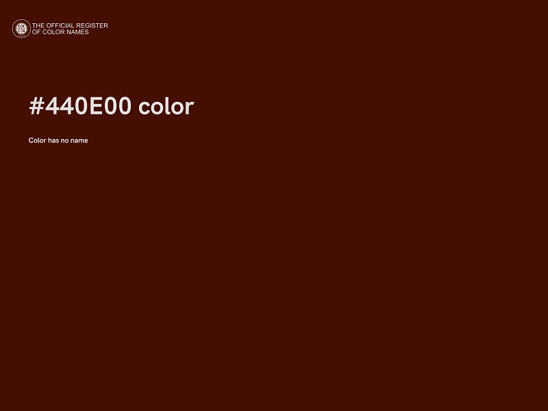 #440E00 color image