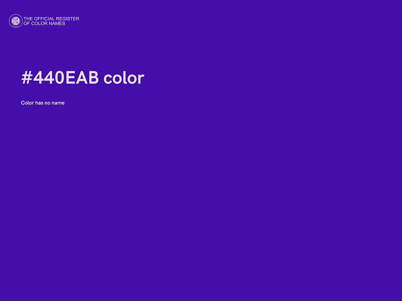 #440EAB color image