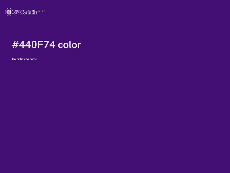 #440F74 color image