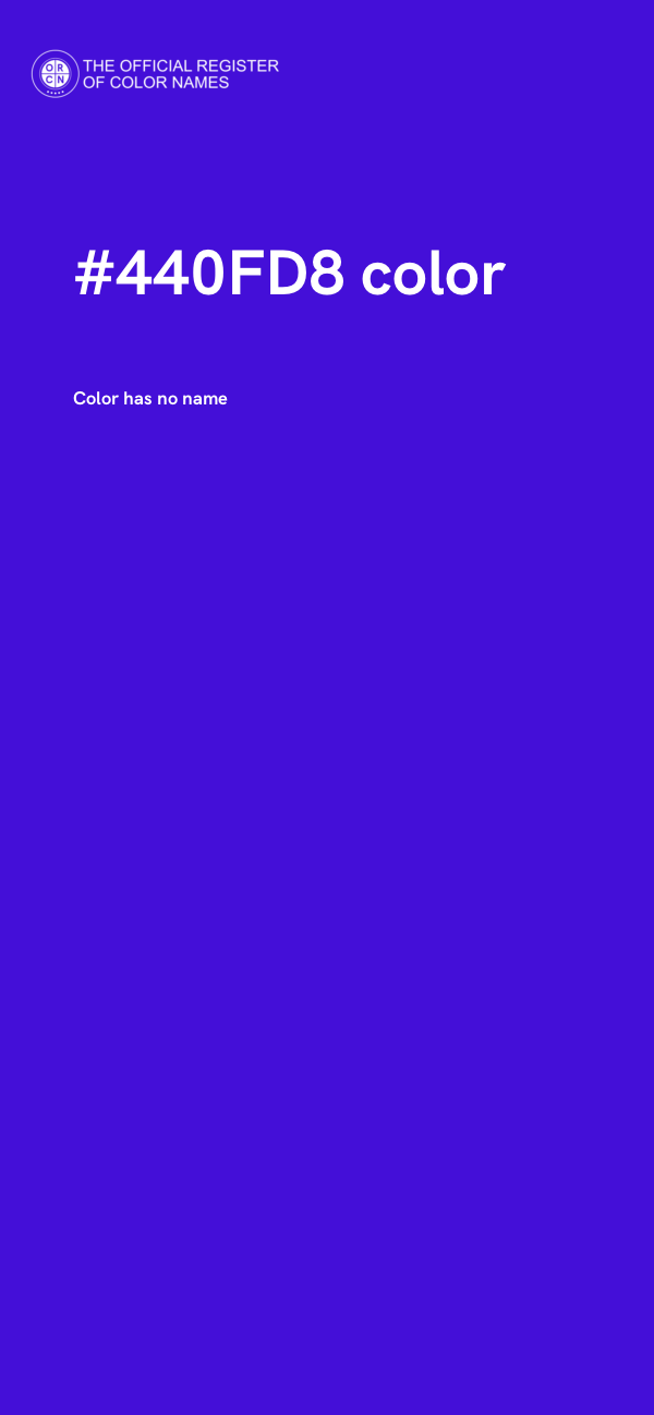 #440FD8 color image