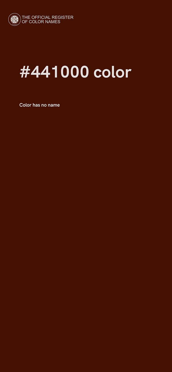 #441000 color image