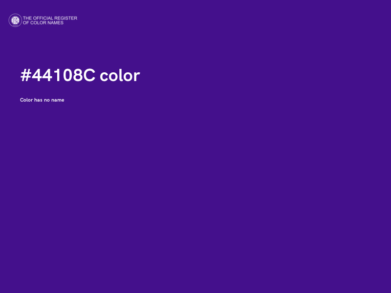 #44108C color image