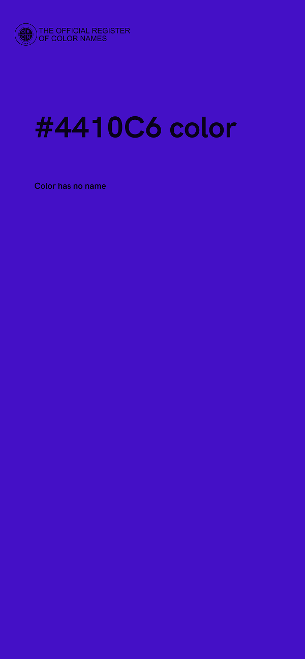 #4410C6 color image