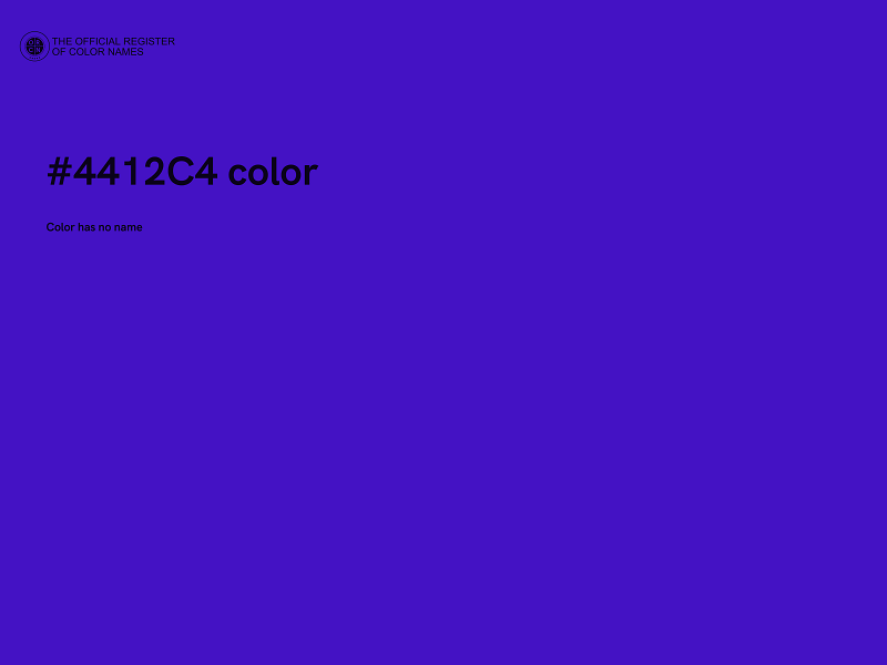 #4412C4 color image