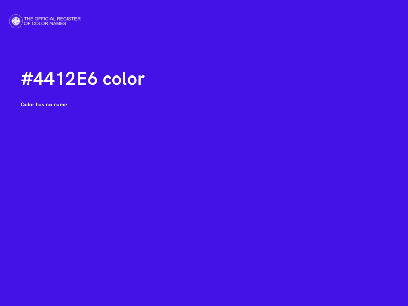 #4412E6 color image