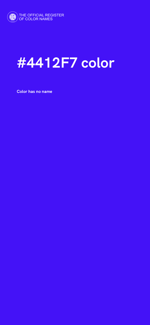 #4412F7 color image