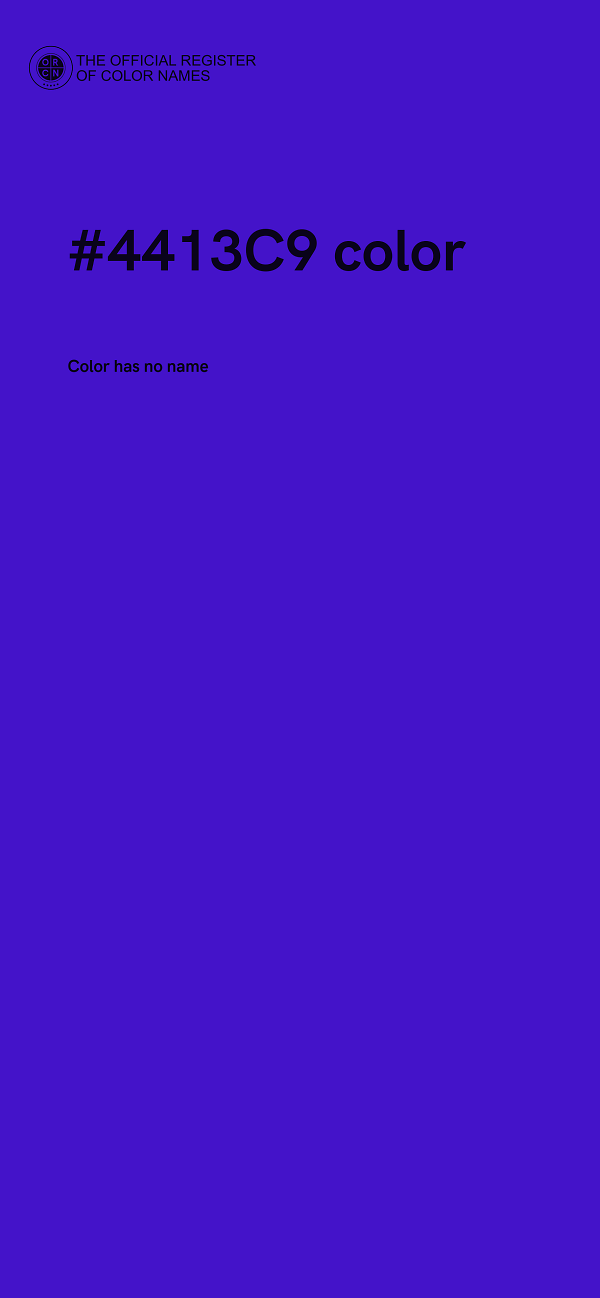 #4413C9 color image