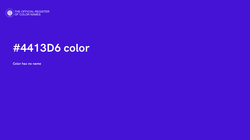 #4413D6 color image