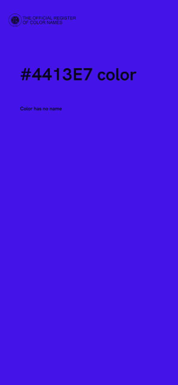 #4413E7 color image