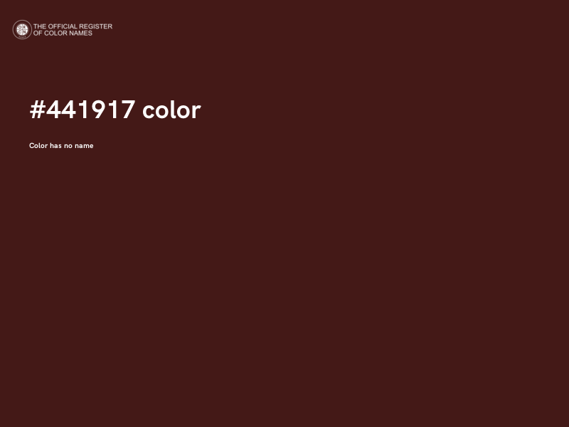 #441917 color image
