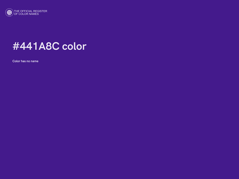 #441A8C color image