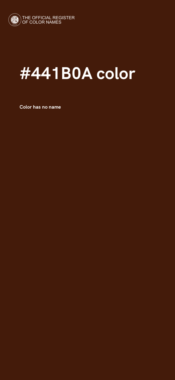 #441B0A color image