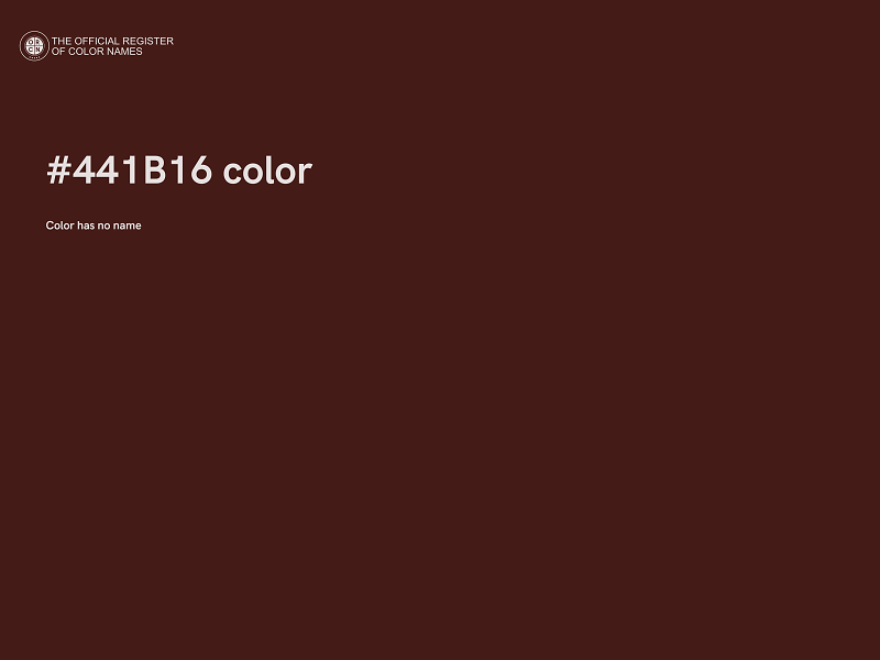 #441B16 color image