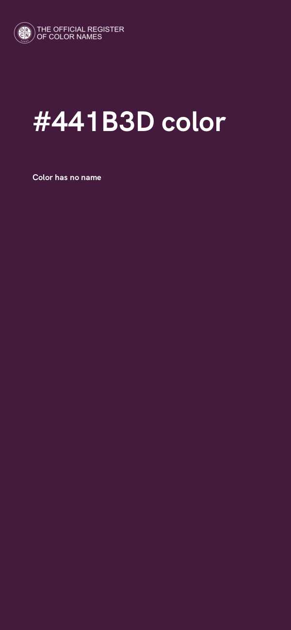 #441B3D color image