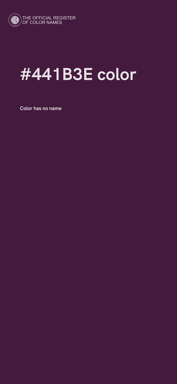#441B3E color image