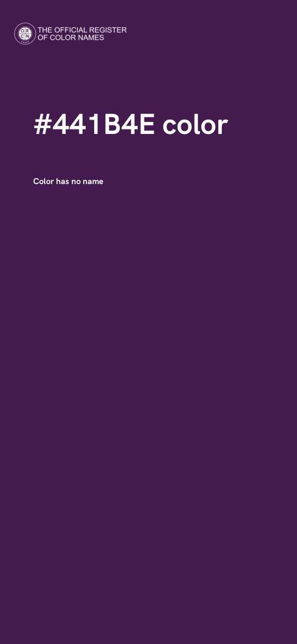 #441B4E color image