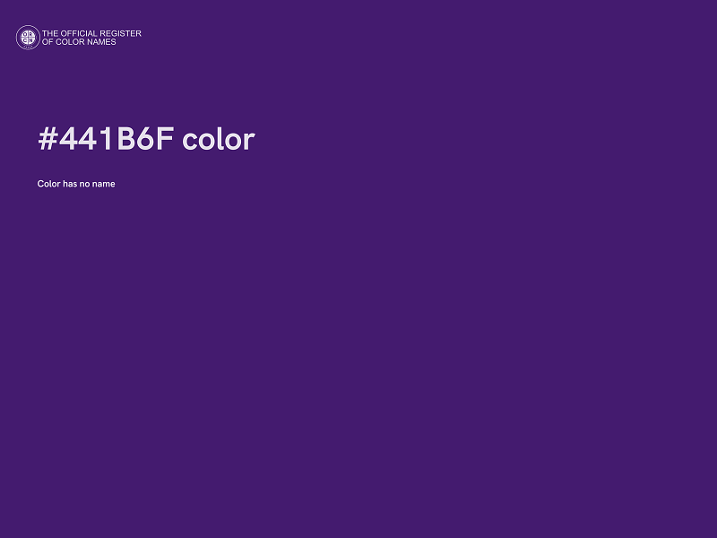 #441B6F color image