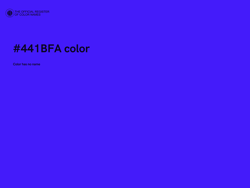 #441BFA color image