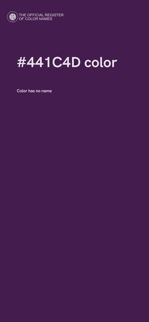 #441C4D color image