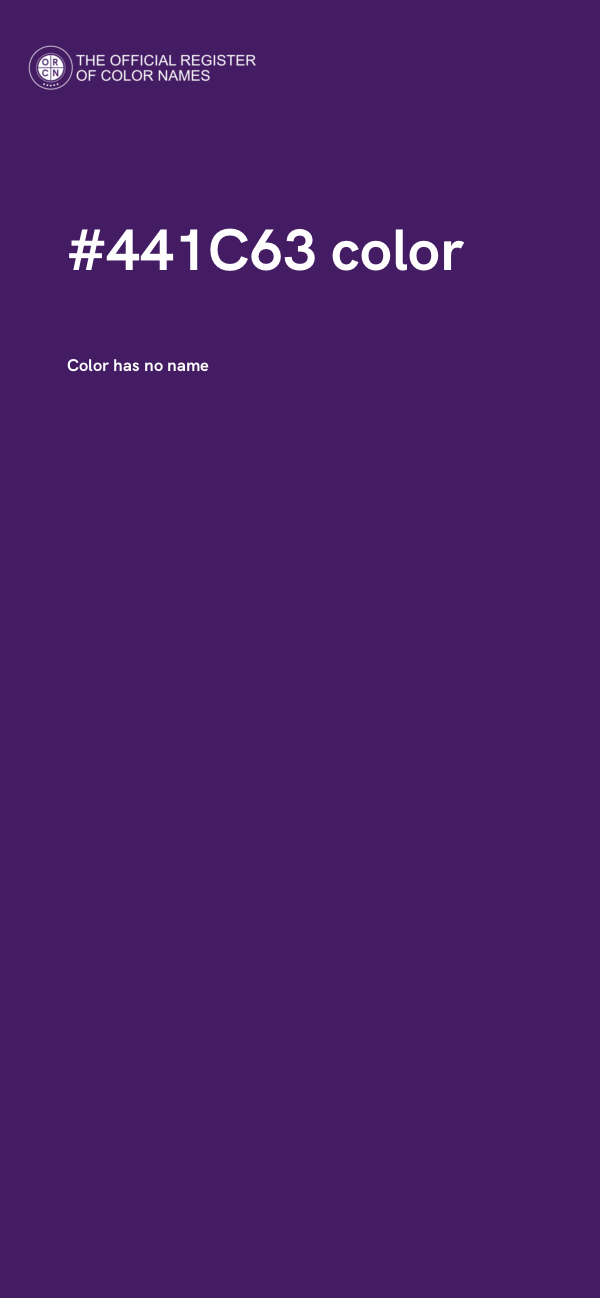 #441C63 color image