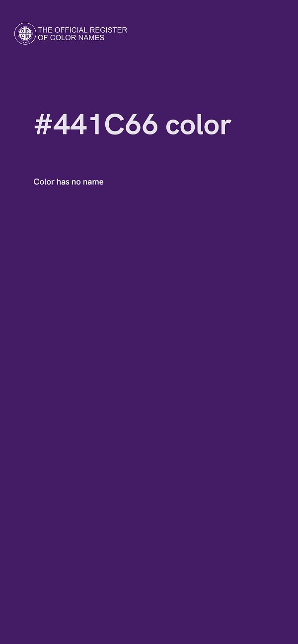 #441C66 color image