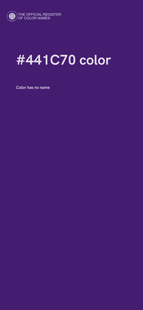 #441C70 color image