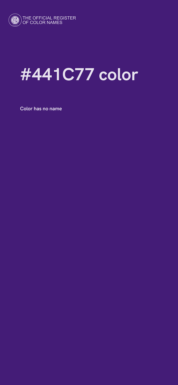 #441C77 color image