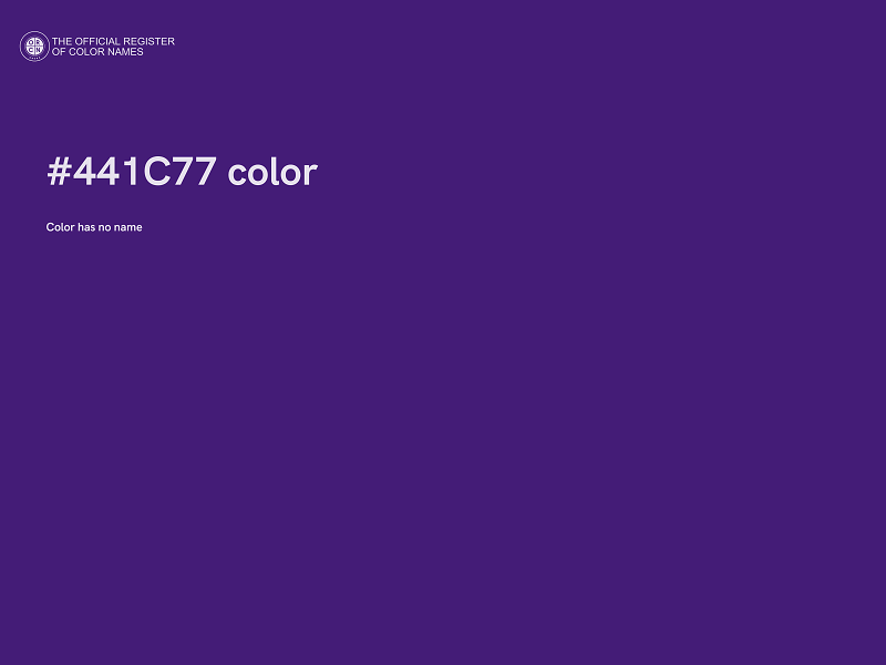 #441C77 color image