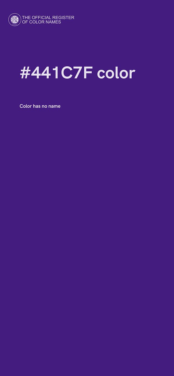 #441C7F color image
