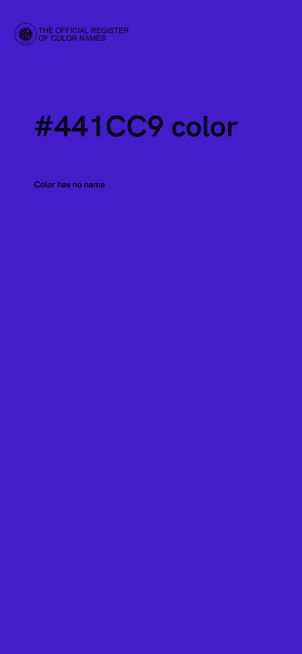#441CC9 color image