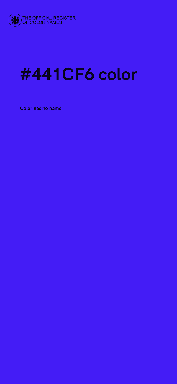 #441CF6 color image