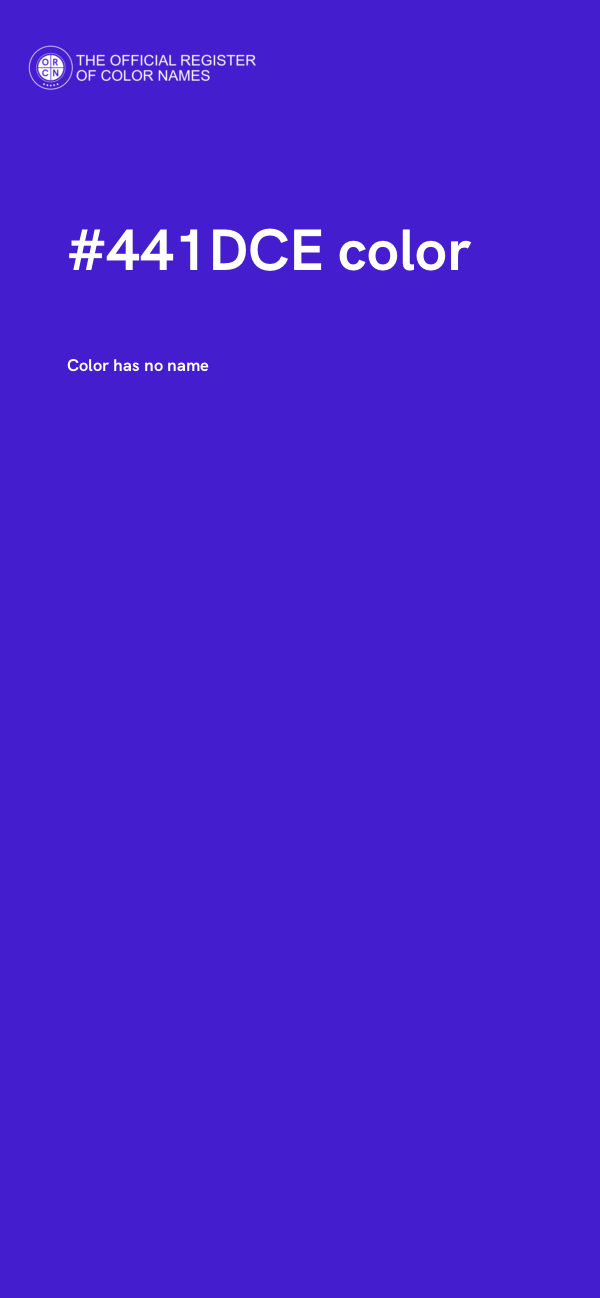 #441DCE color image