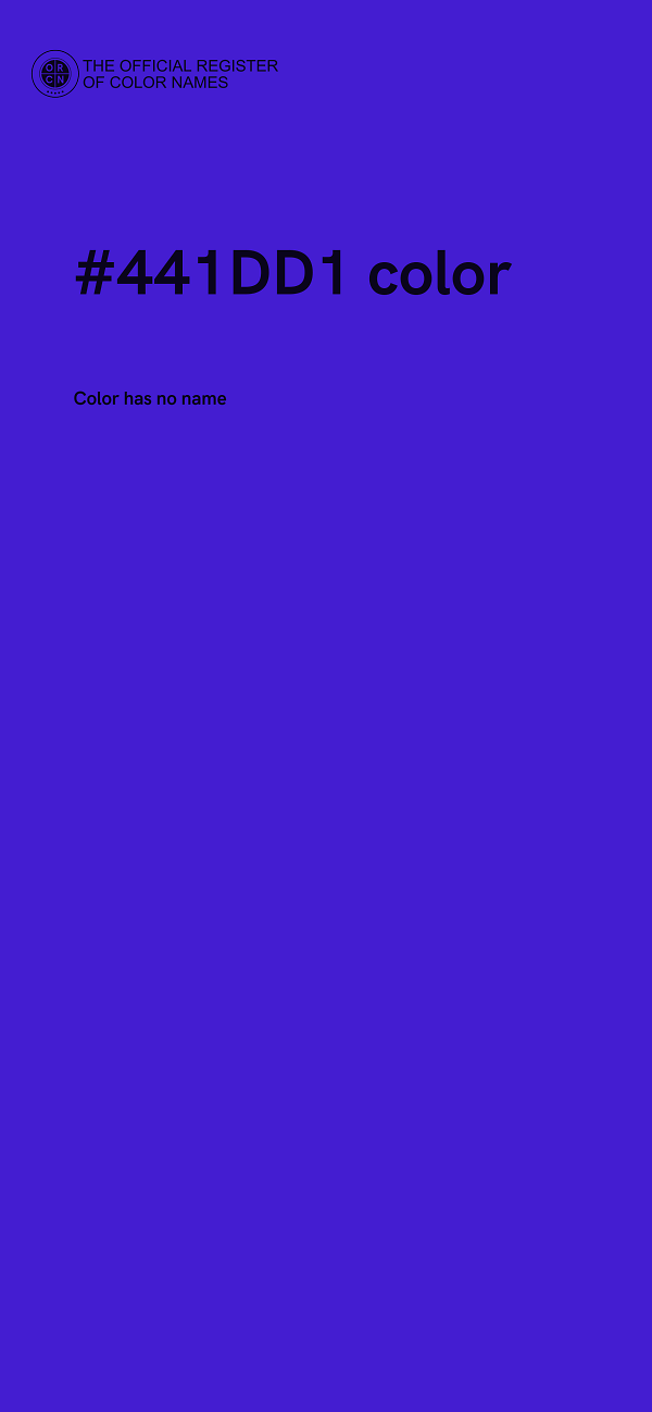 #441DD1 color image
