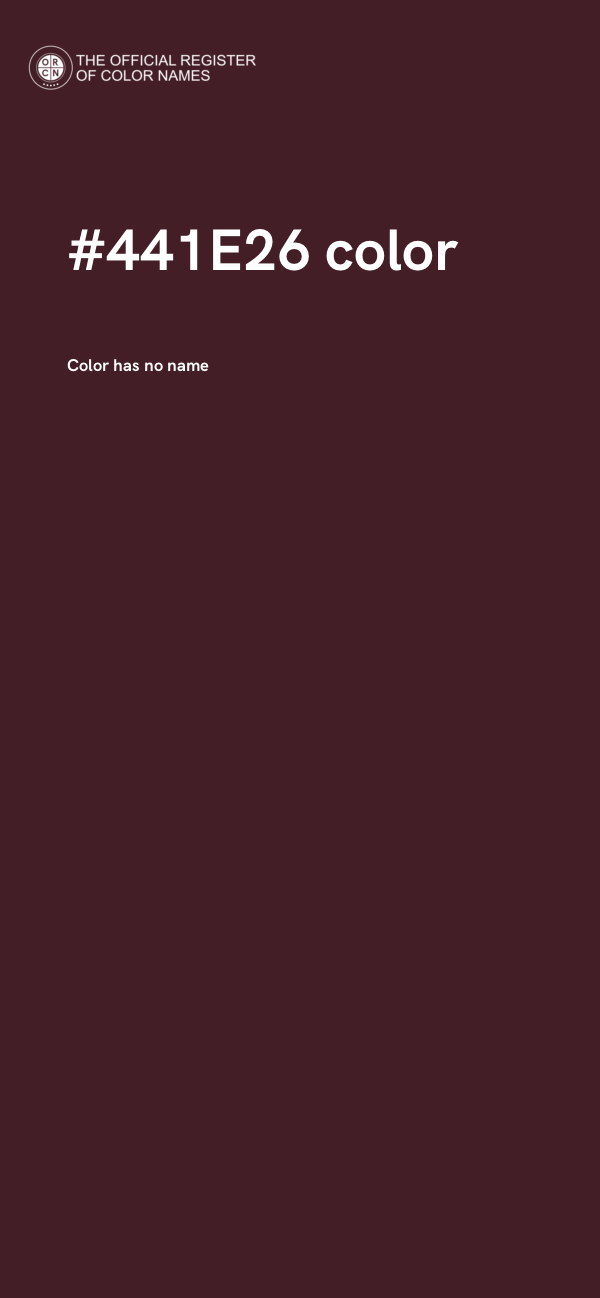 #441E26 color image