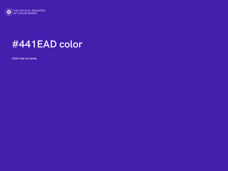 #441EAD color image