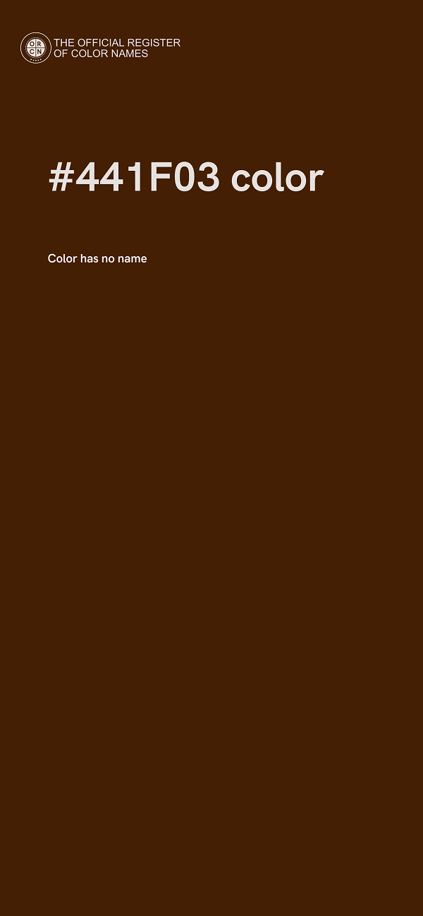 #441F03 color image
