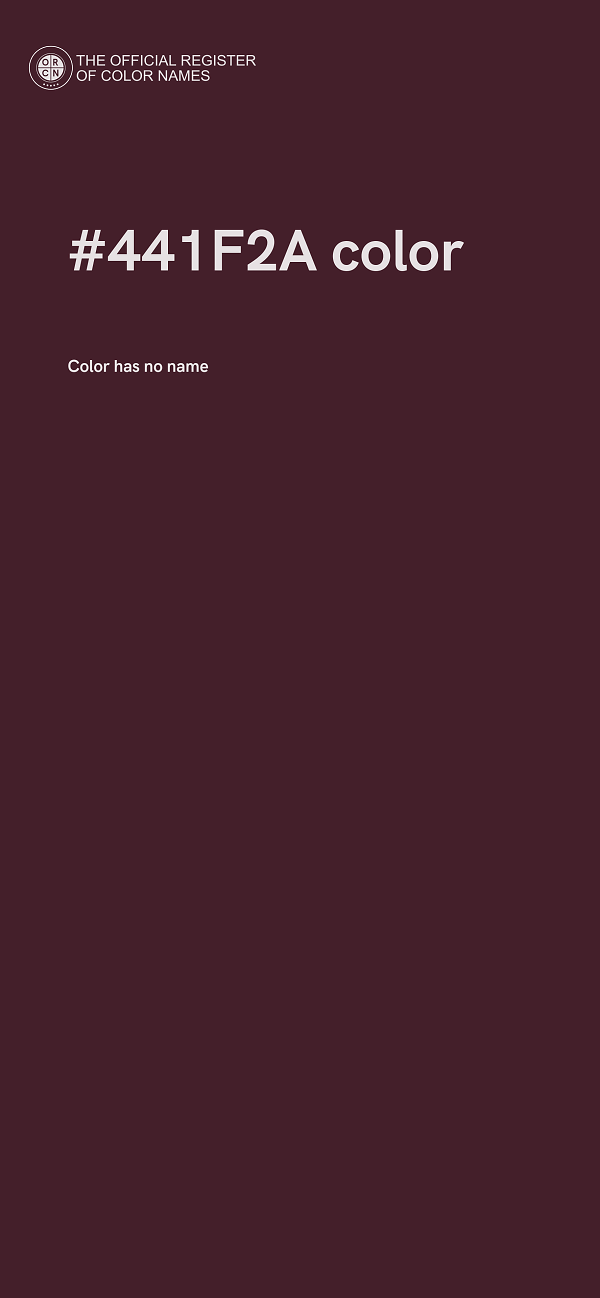 #441F2A color image
