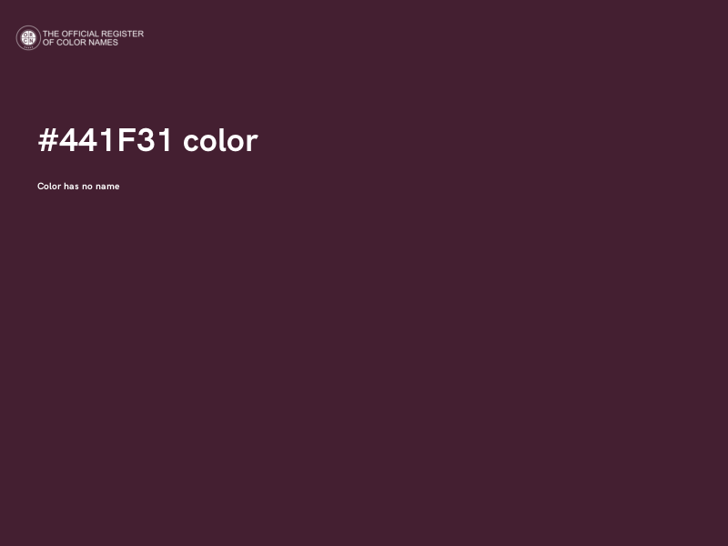 #441F31 color image