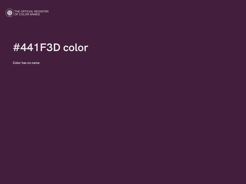 #441F3D color image