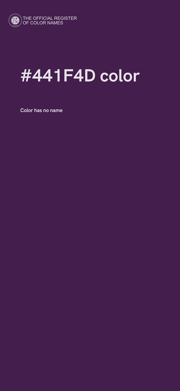 #441F4D color image