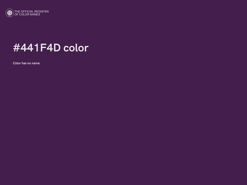 #441F4D color image